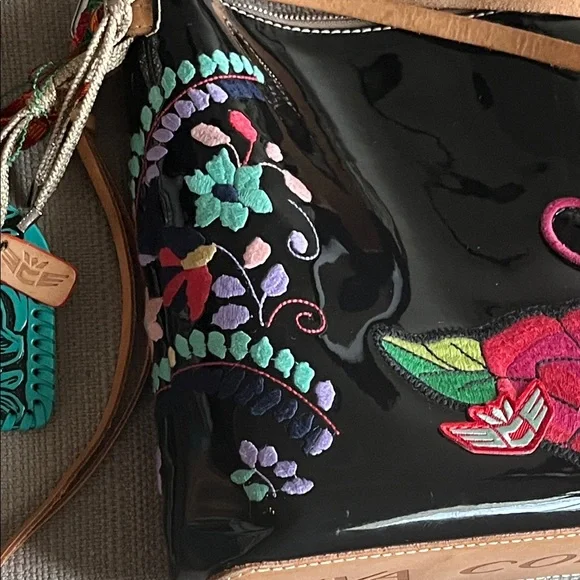 Consuela Black Poppy Downtown Shoulder Bag - Picture 7 of 15